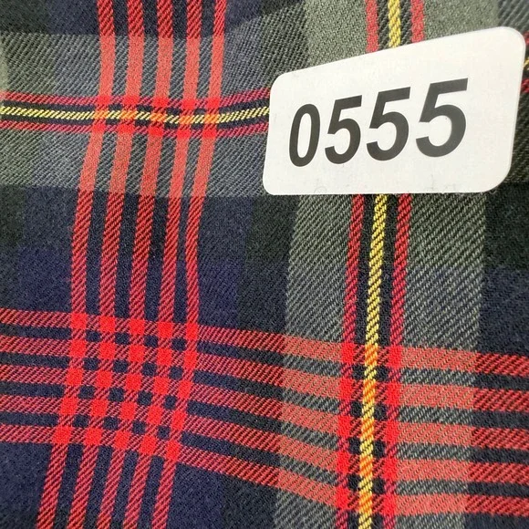 Polo Ralph Lauren Elliott Large Plaid Cotton Button Down Shirt Red Blue Green - Picture 9 of 9